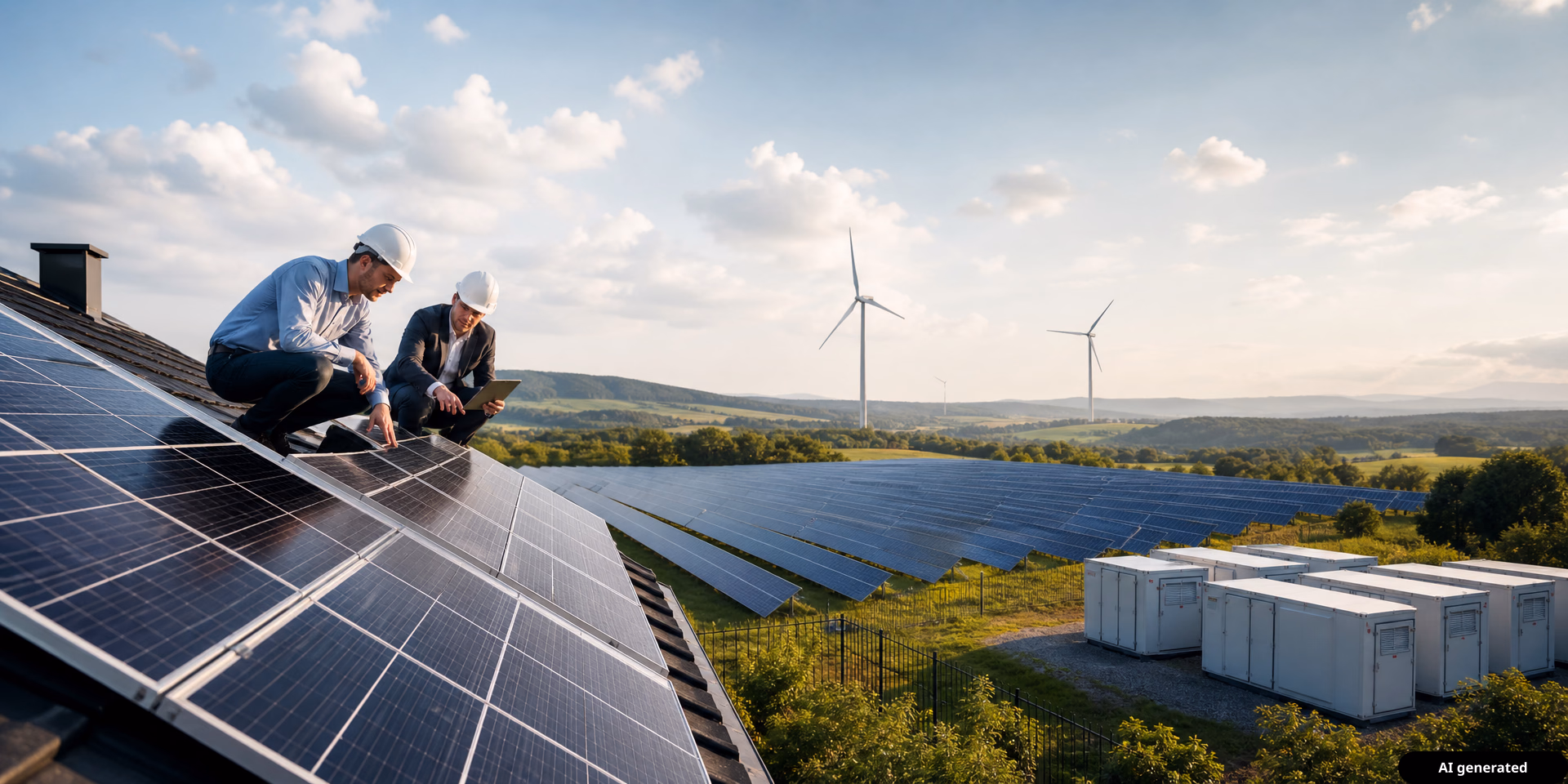 Symbolbild zu Photovoltaik als Kapitalanlage: Dachanlage, Solarpark oder Speicherprojekt?
